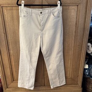 Big Mac Cream Straight-Leg Pants